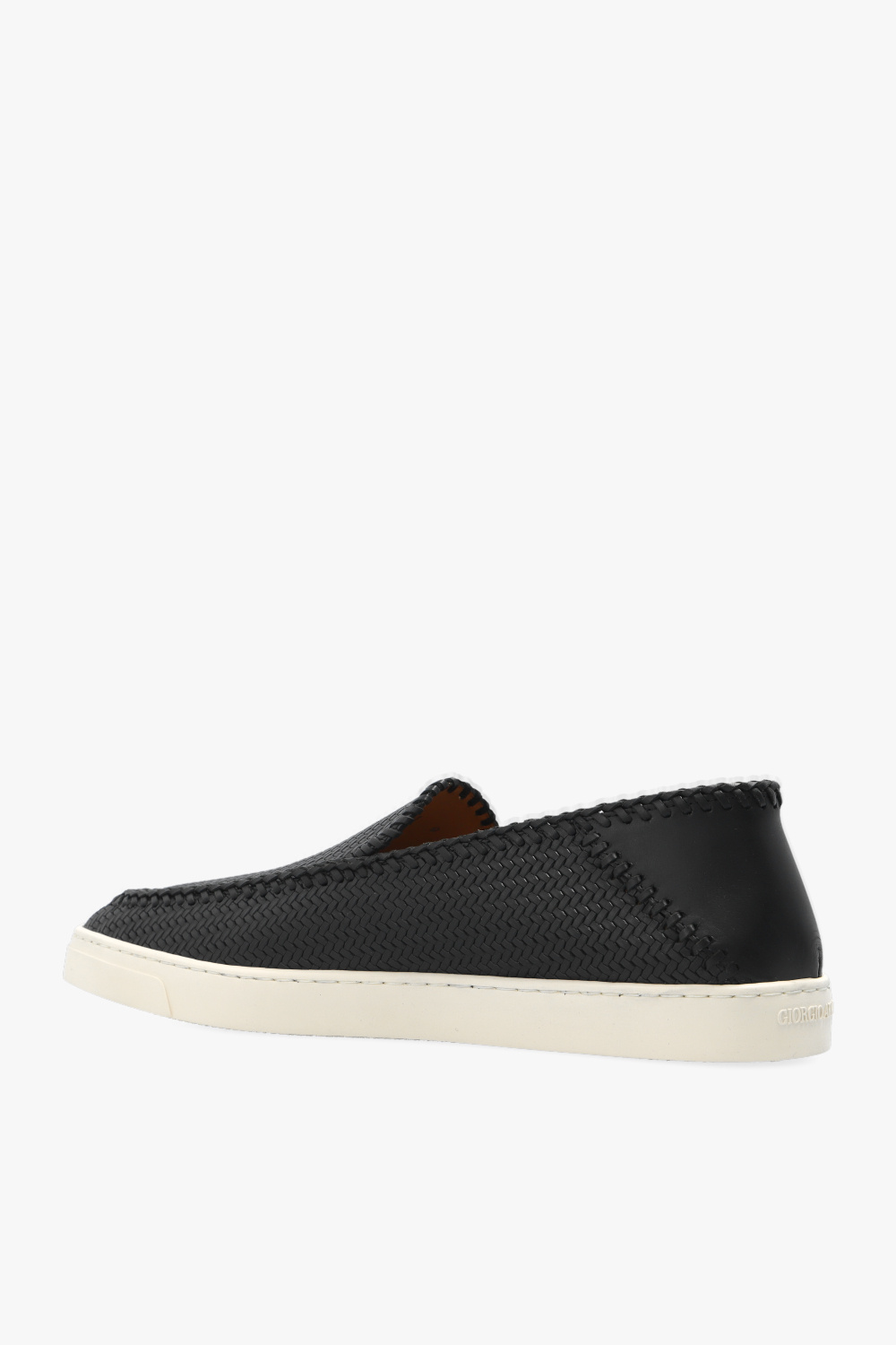 Giorgio Armani Leather slip-on shoes