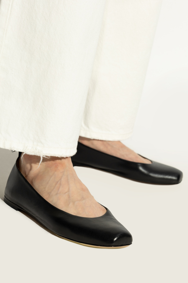 Emporio Armani Leather ballet flats