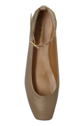 Emporio Armani Skórzane baleriny