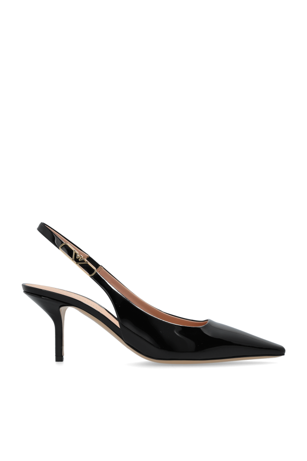 Emporio Armani Leather high-heeled shoes