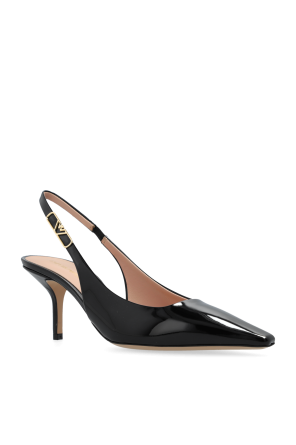 Emporio Armani Leather high-heeled shoes