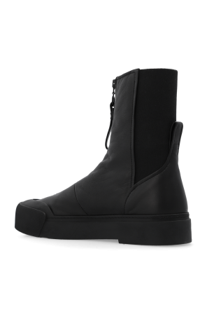 Emporio Armani Leather ankle boots