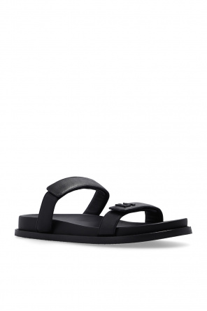 Emporio Armani Leather slides with ax2723