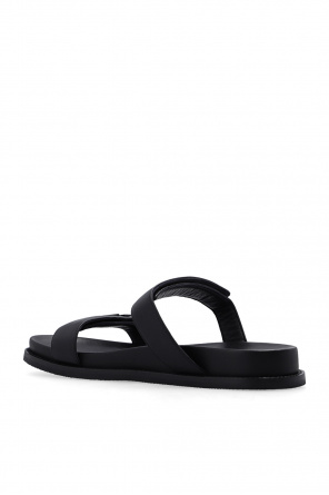 Emporio Armani Leather slides with ax2723