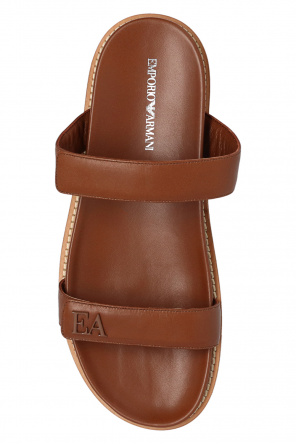 Emporio Armani Leather slides