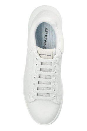 Emporio Armani Skórzane buty sportowe