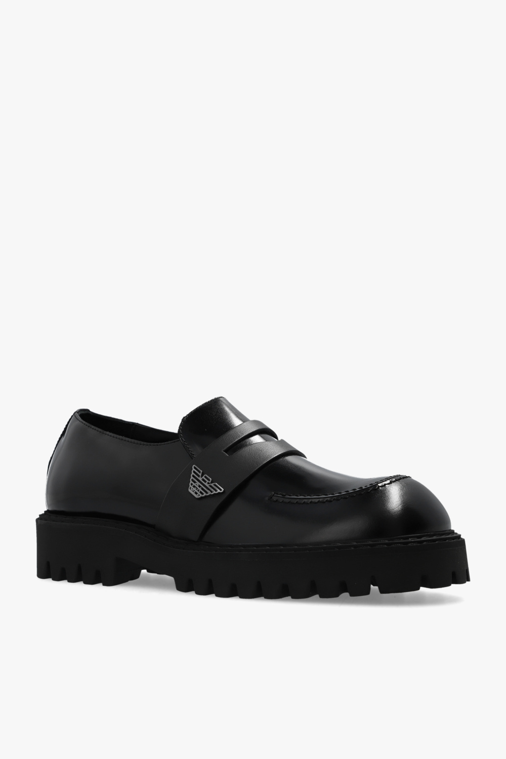 Emporio Armani Leather loafers