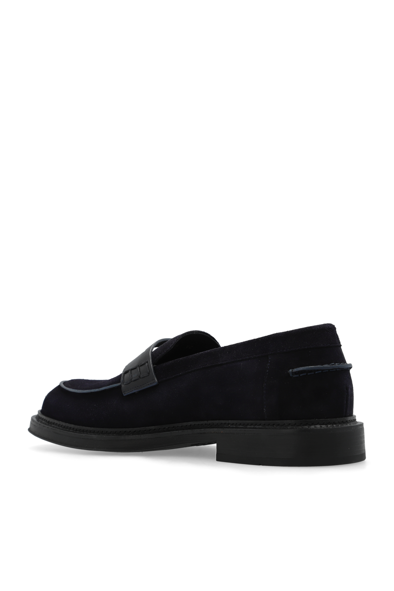 Emporio HOODED armani Suede loafers