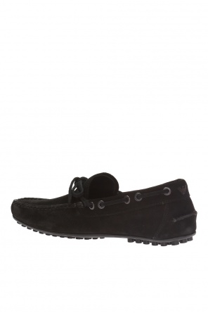 Emporio Armani Moccasins with logo