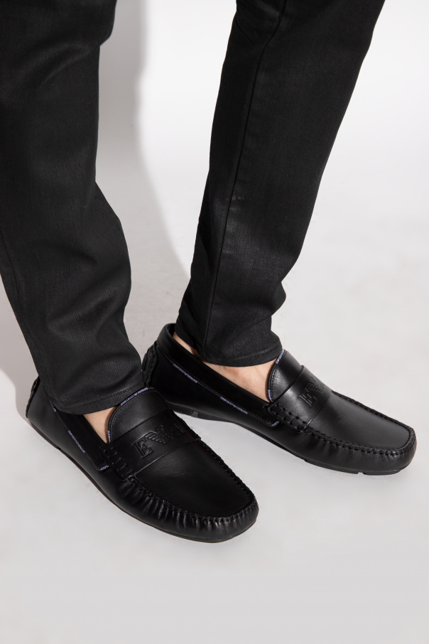 Emporio Armani Leather moccasins