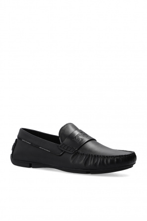 Emporio Armani Leather moccasins