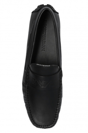 Emporio Armani Leather moccasins