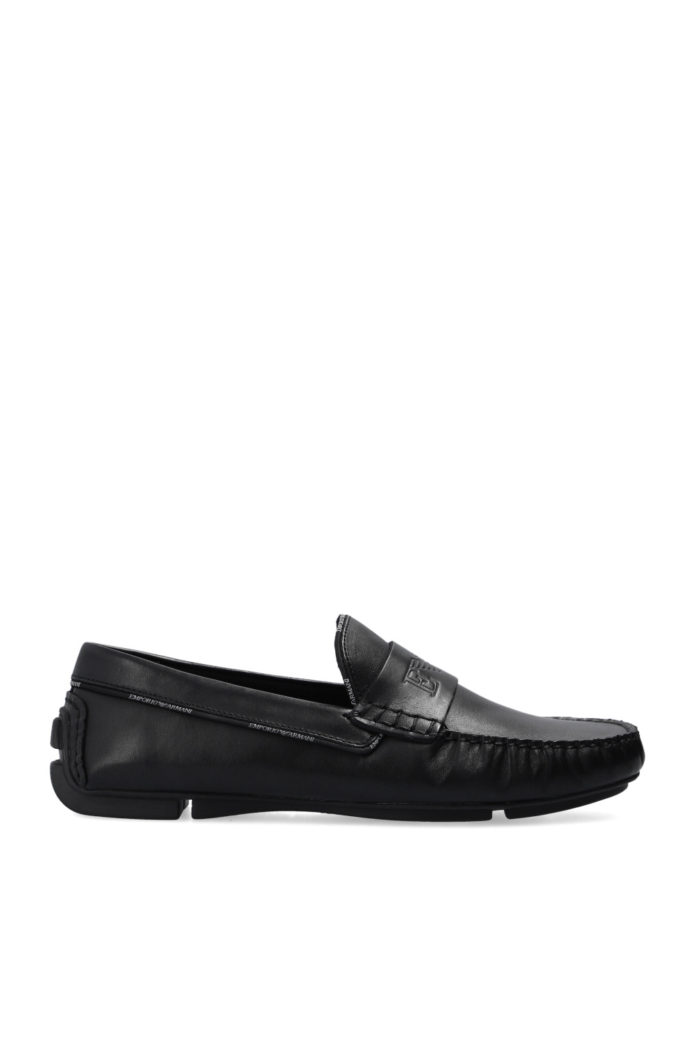 Emporio Armani Leather moccasins