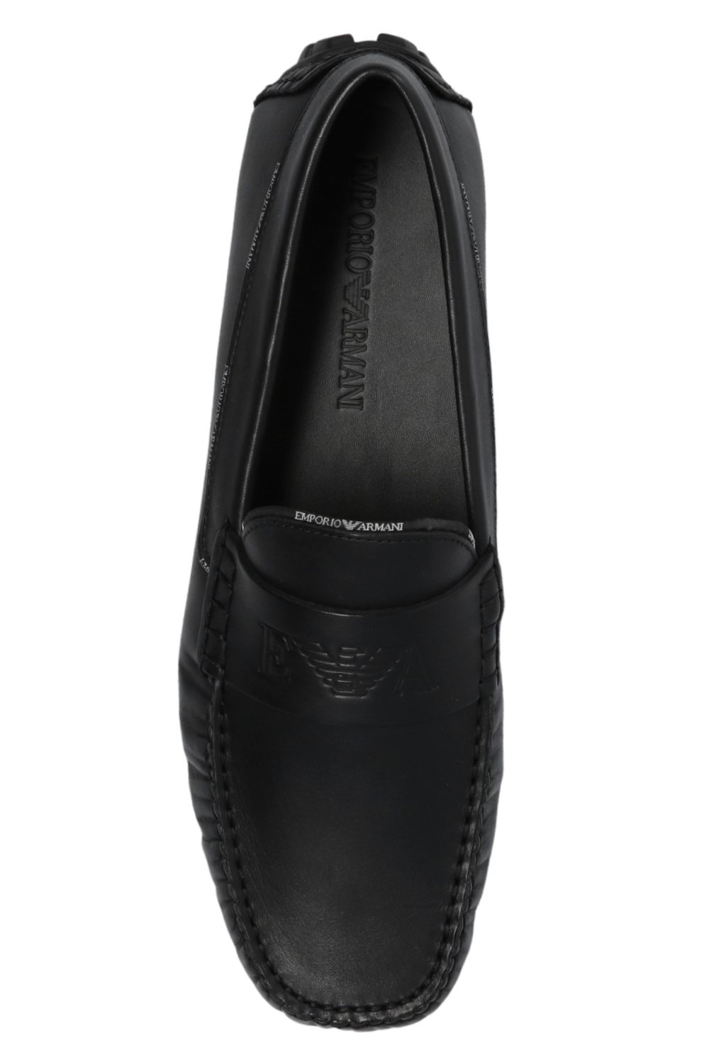 Emporio Armani Leather moccasins