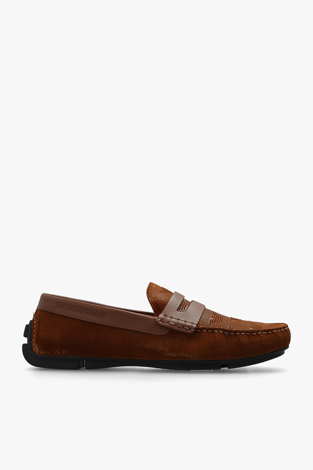 Emporio Armani Suede moccasins