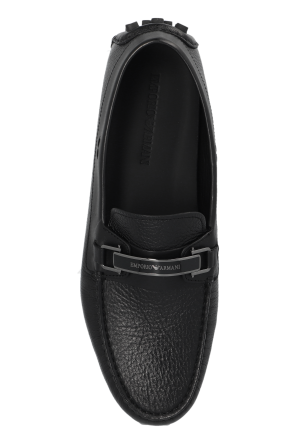 Emporio Armani Leather Loafers