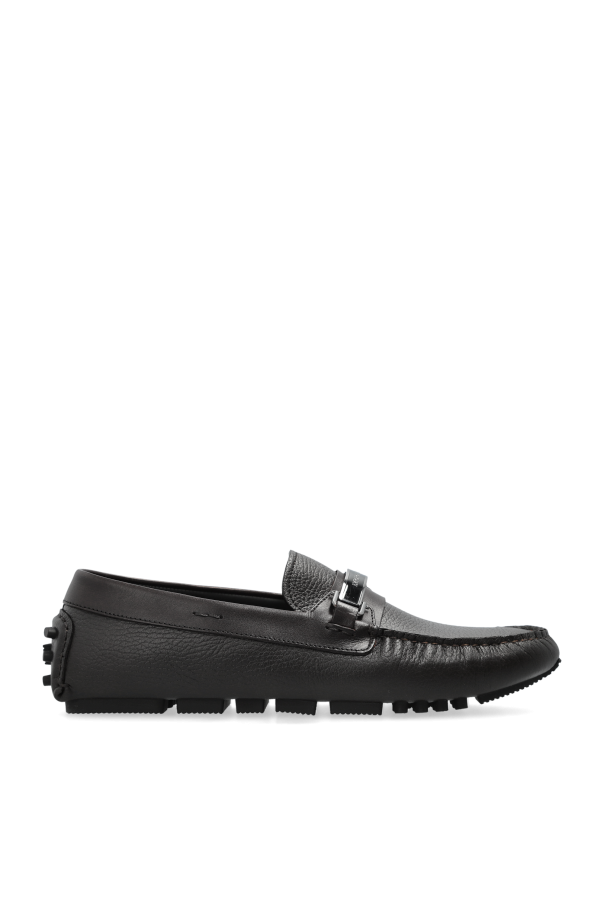 Emporio Armani Leather moccasins