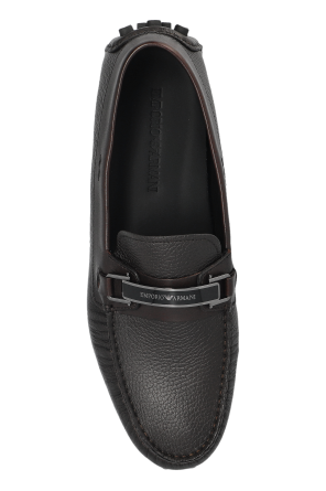 Emporio Armani Leather moccasins
