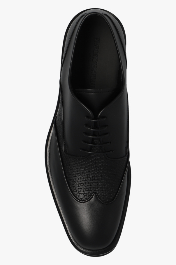 Black Leather shoes Emporio Armani - Vitkac Germany