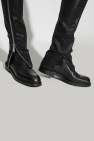 Emporio Armani BLACK Leather Chelsea boots