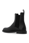 Emporio Armani BLACK Leather Chelsea boots