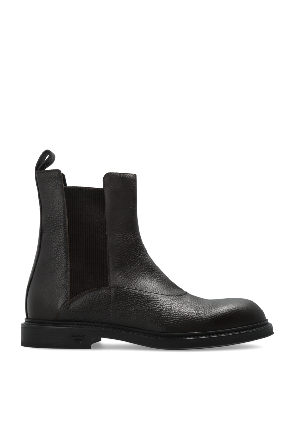 Leather Chelsea boots od Emporio Armani