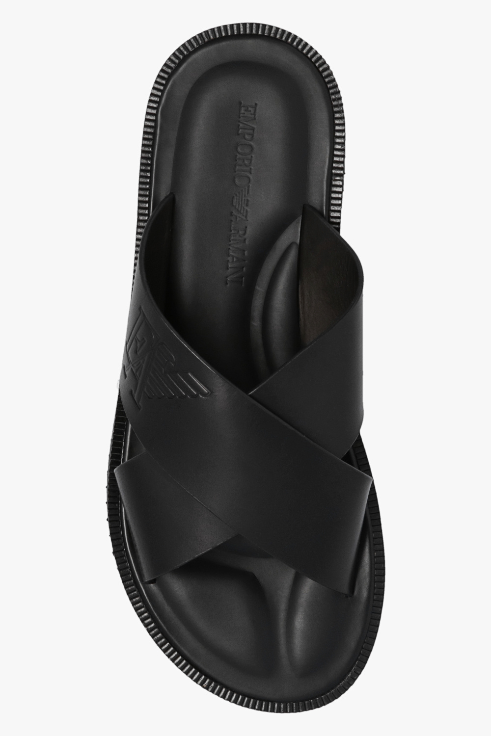 Emporio Armani Leather slides
