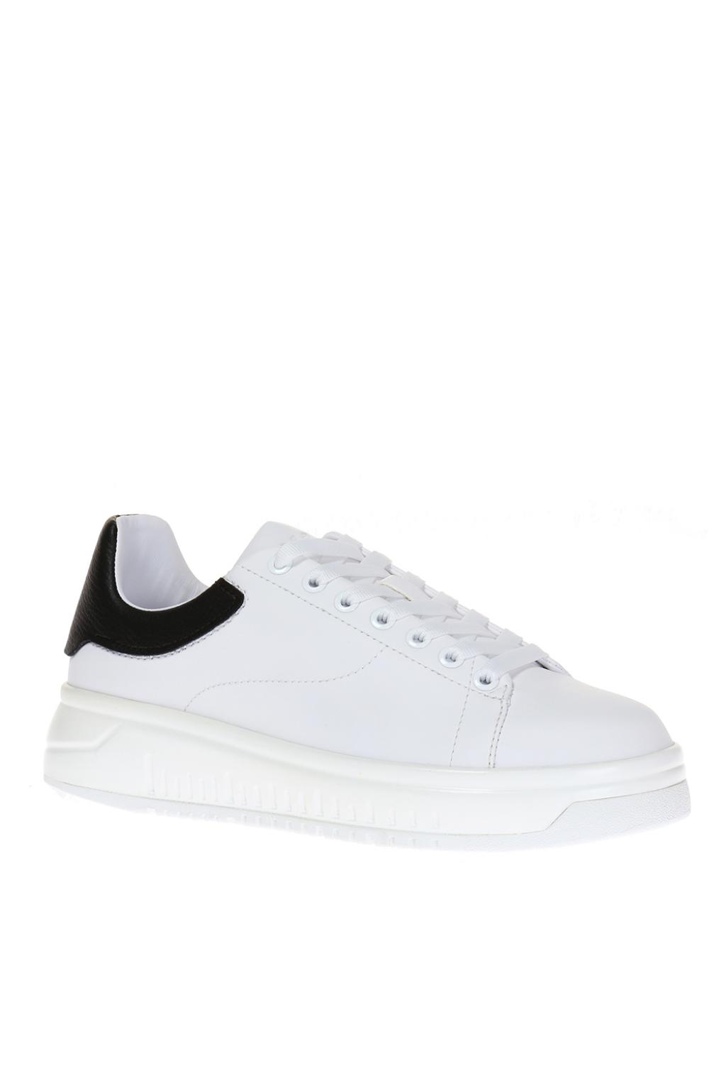 armani lace up sneakers