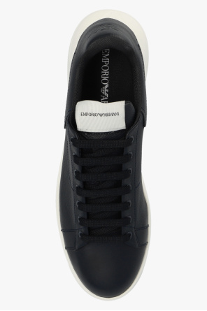 Emporio Armani Mens Leather sneakers