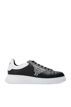 Chiara Ferragni logo-patch lace-up sneakers Blu