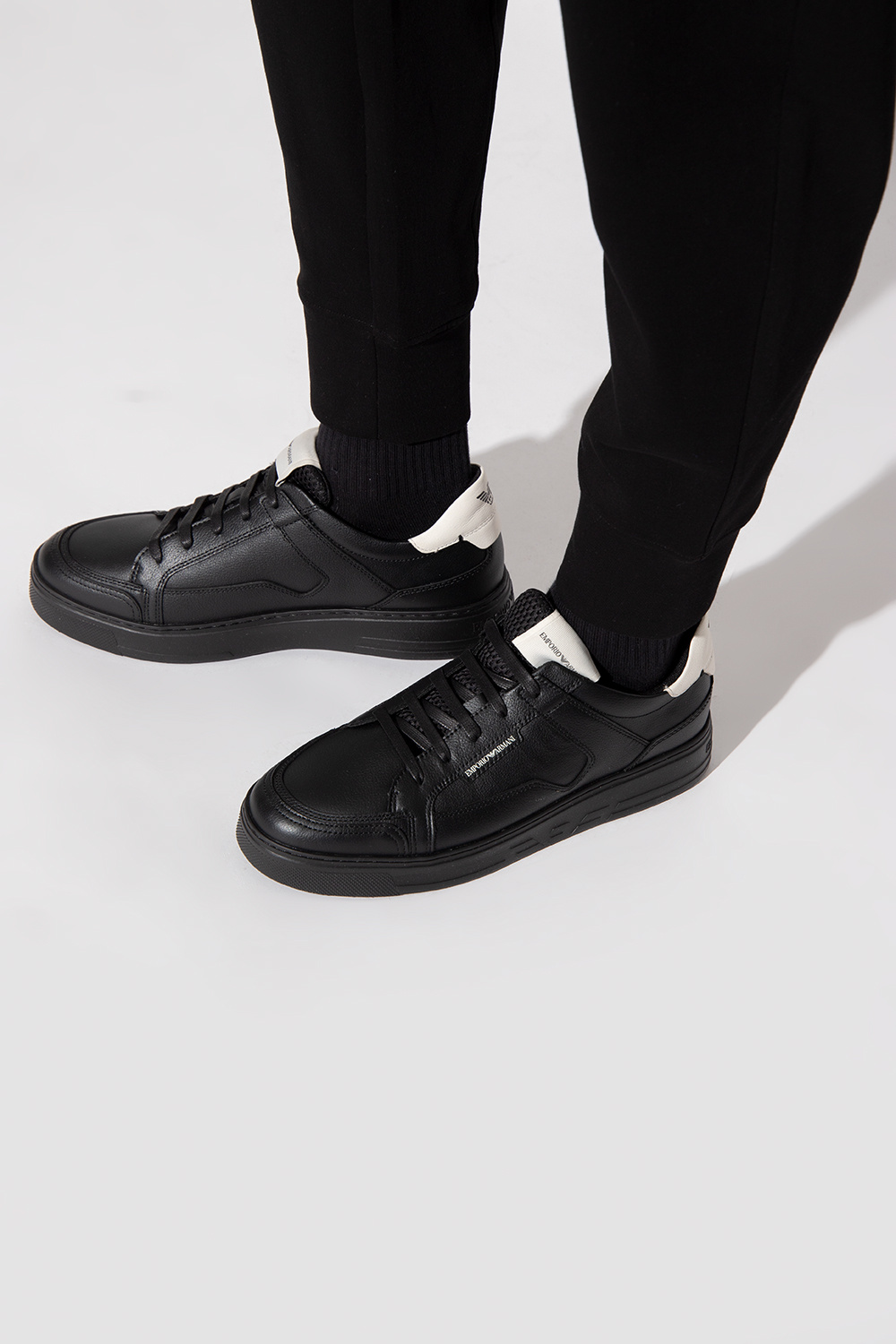 Emporio Armani Sneakers with logo | Men's Shoes | Vitkac