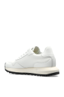 Emporio Armani cream Sneakers with logo