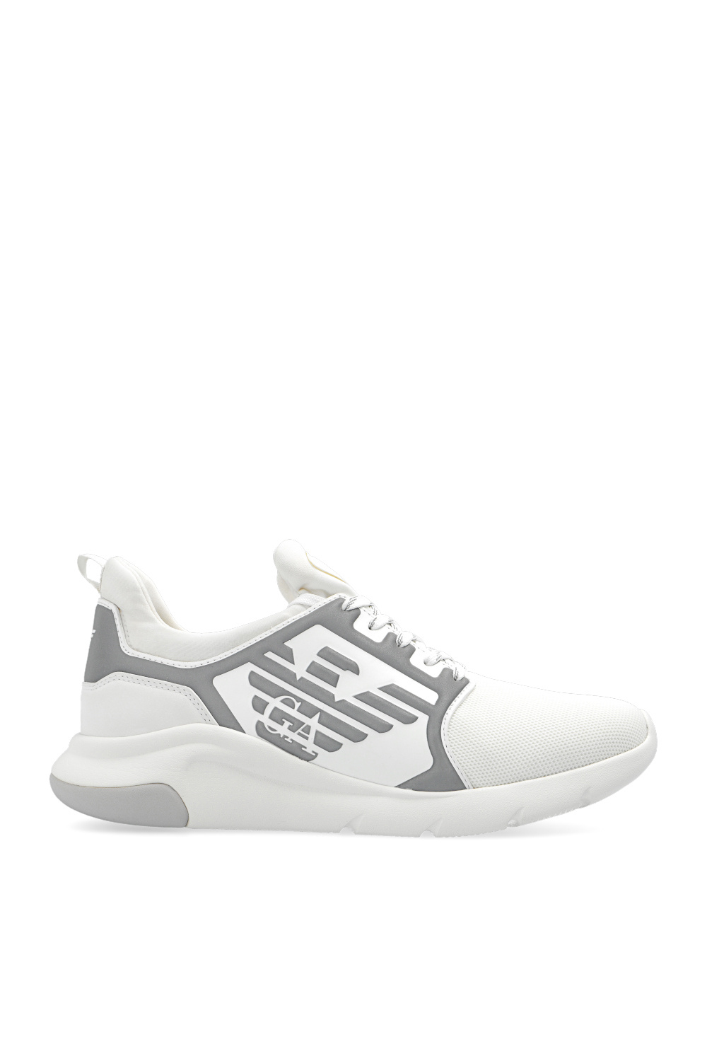 Emporio Armani halterneck pleated blouse Sneakers with logo