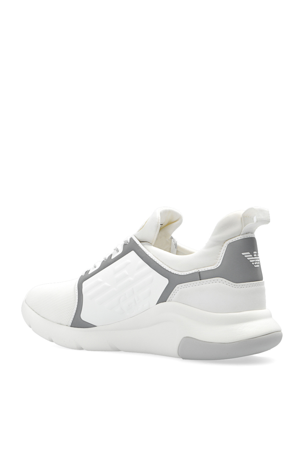 Emporio Armani halterneck pleated blouse Sneakers with logo