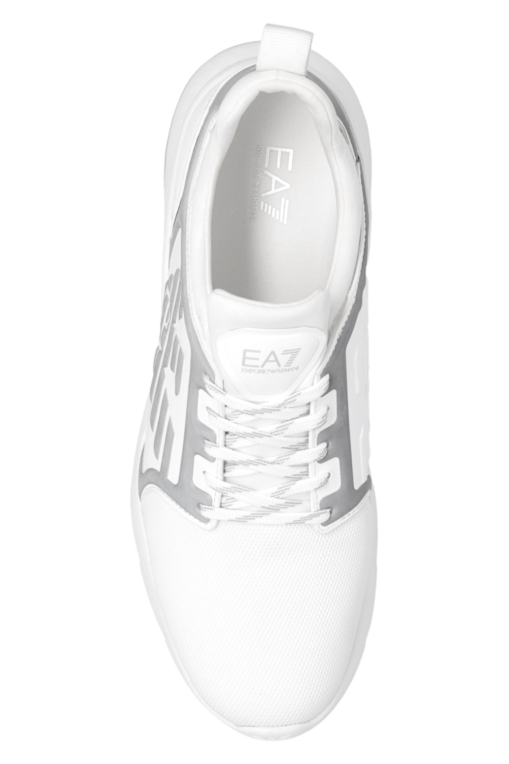 Emporio Armani halterneck pleated blouse Sneakers with logo