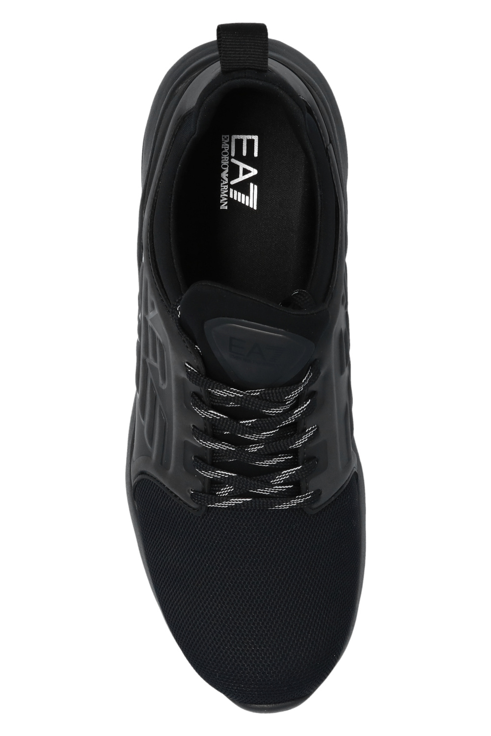 Giorgio Armani square-buckle leather belt Sneakers with logo