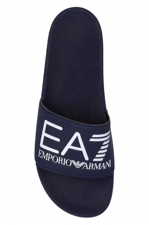 EA7 Emporio Armani Slides with logo