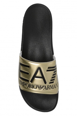 EA7 Emporio Armani Klapki z logo