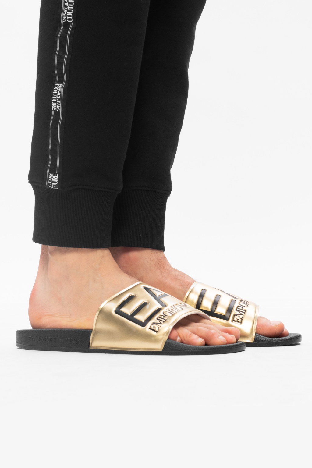 EA7 Emporio Armani Branded slides