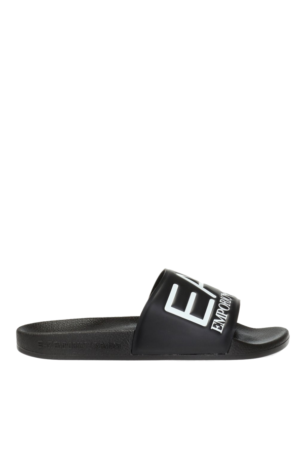 EA7 Emporio Armani Slippers with an embossed logo