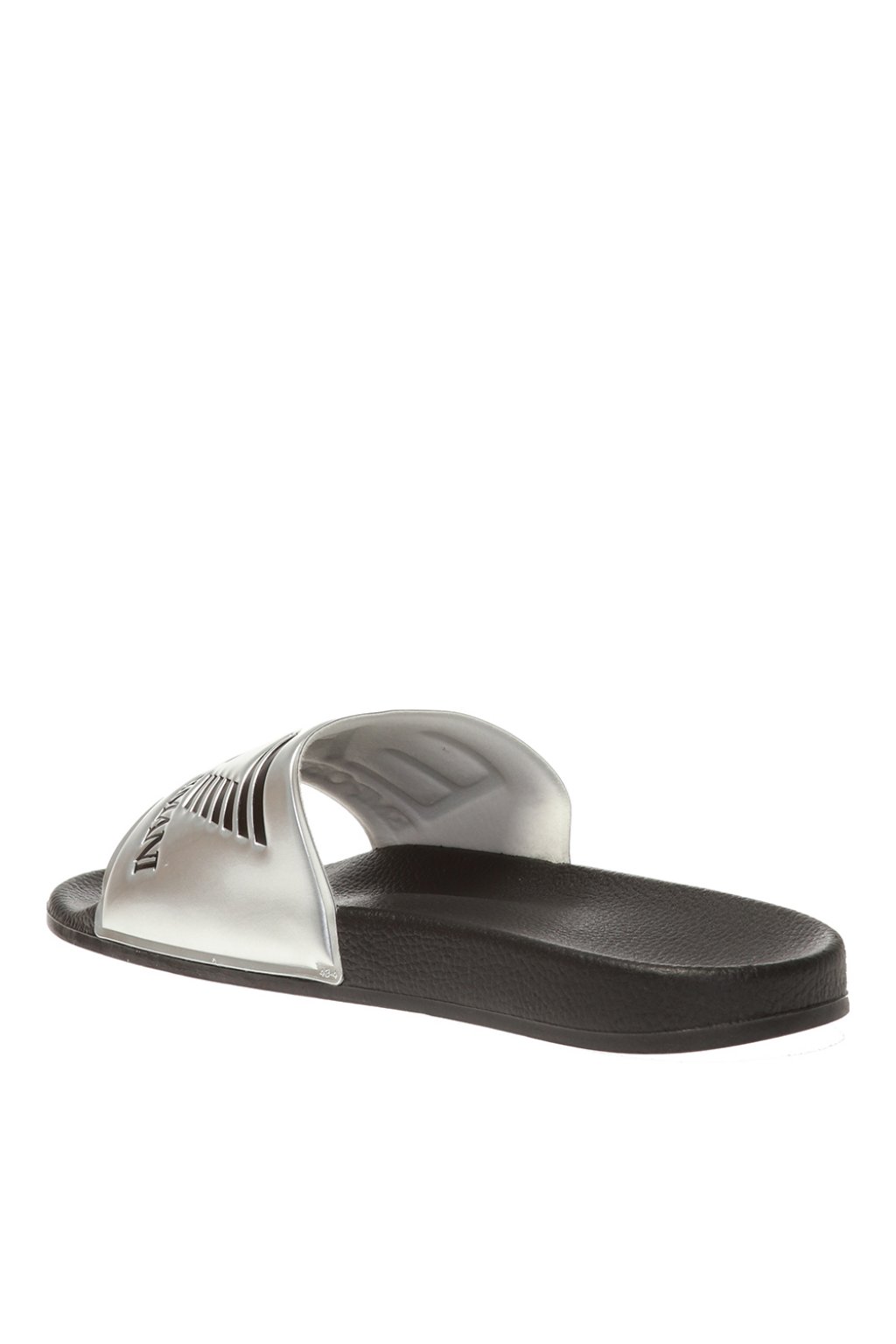 EA7 Emporio Armani Logo-embossed slides