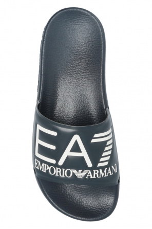 Schal EA7 Emporio Armani 274902 2F300 00035 Blu Navy Slides with logo