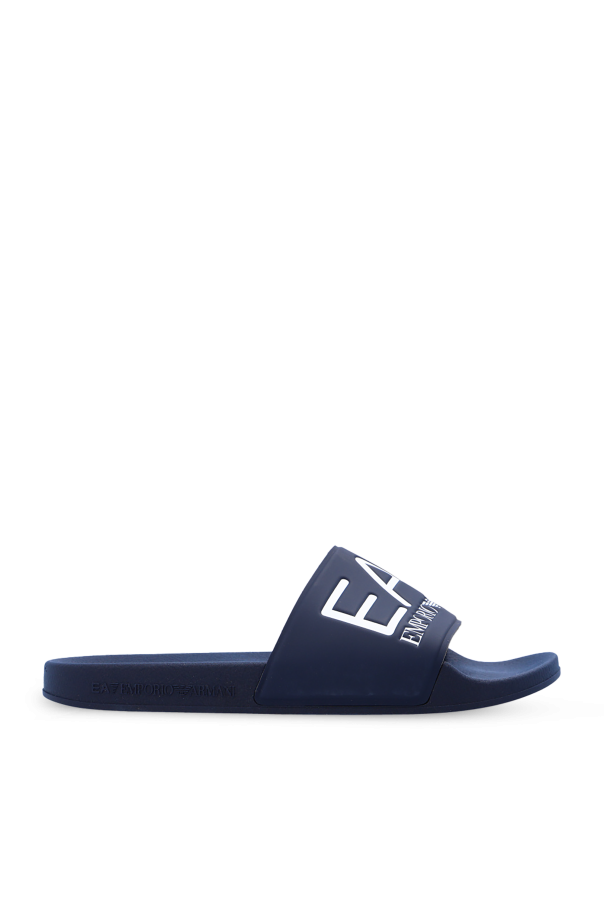 EA7 Emporio Armani Slides with logo