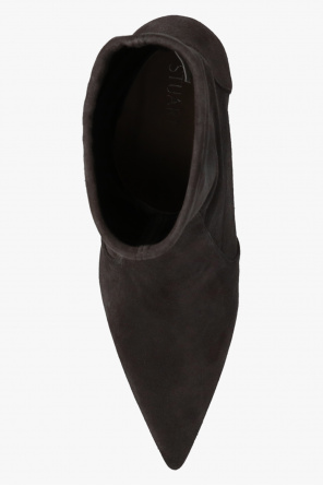 Stuart Weitzman ‘X Curve’ heeled ankle boots