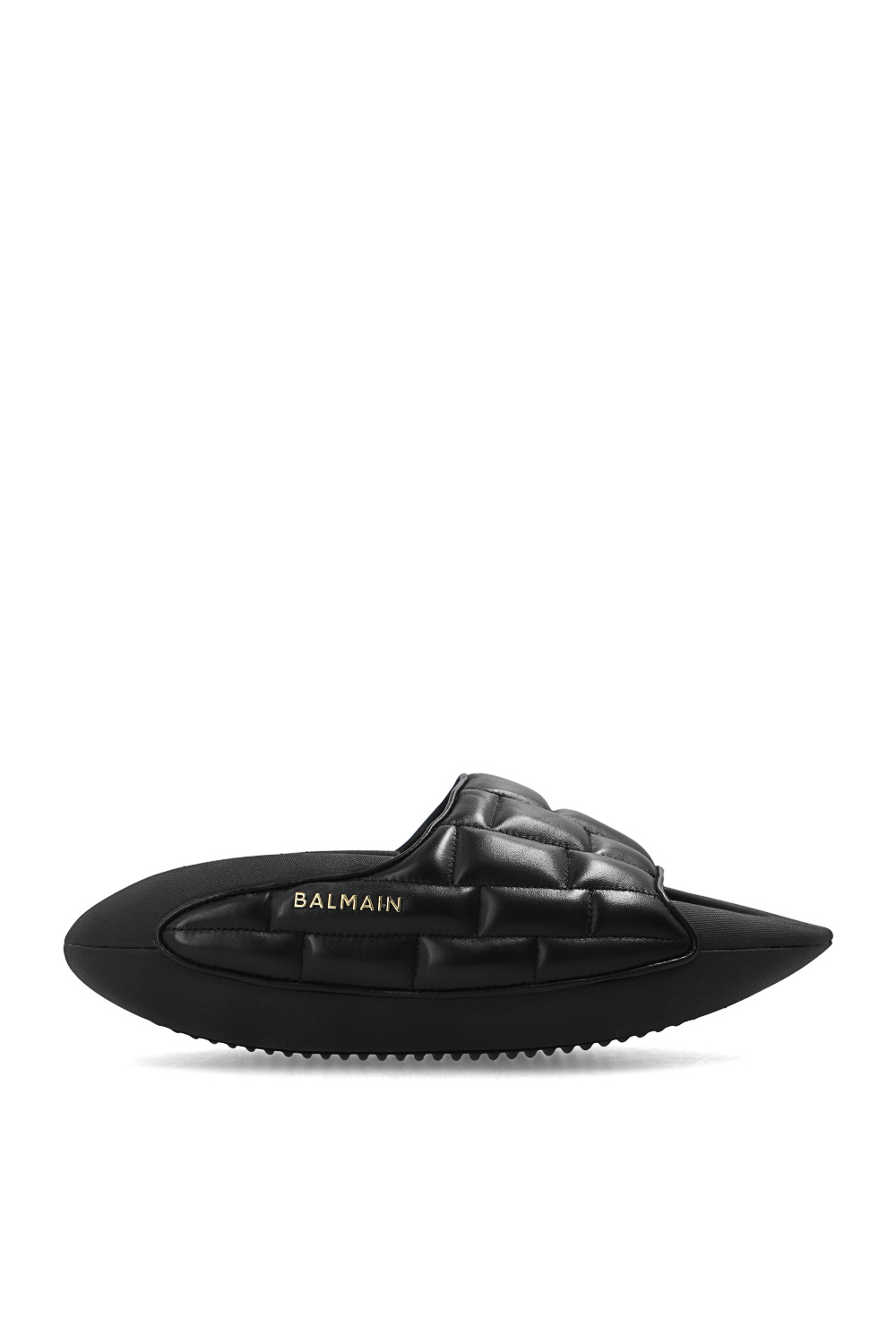 Balmain ‘B-IT’ quilted slides