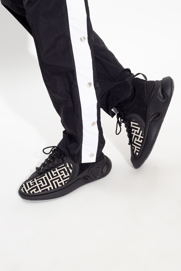 balmain bodysuit ‘Low Top Lace’ sneakers