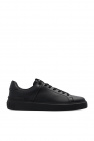Balmain Sneakers B-Court con monogramma jacquard Nero
