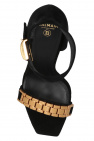 balmain contrasting ‘Uma’ heeled sandals