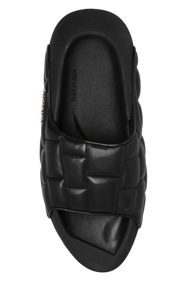 IT' quilted slides Balmain boots - InteragencyboardShops Australia - 'B -  Balmain boots metallic side slit long dress