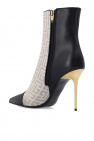 balmain box-print Heeled ankle boots